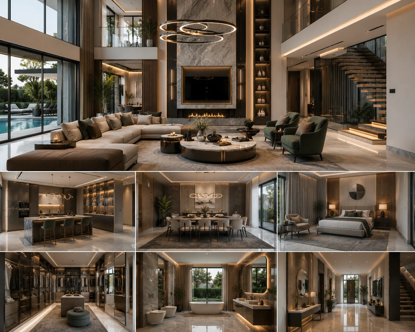 Modern Villa İç Mekan - ARSLANTAŞLI İç Mimarlık