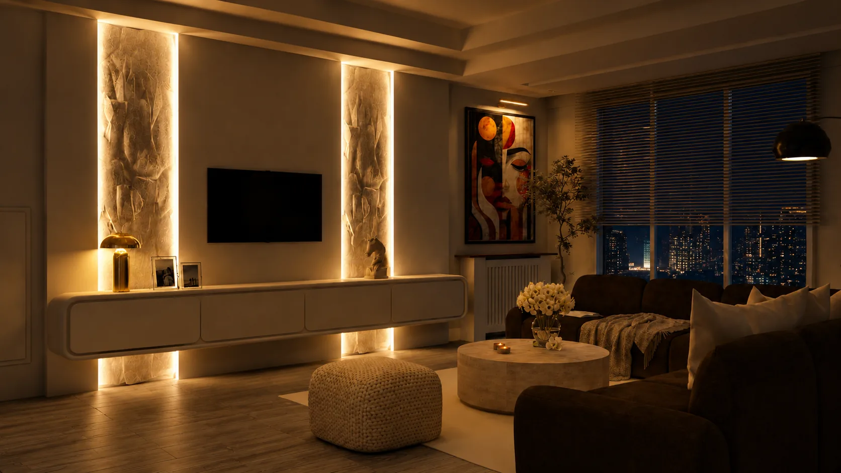 ARSLANTAŞLI İç Mimarlık premium salon tasarımı