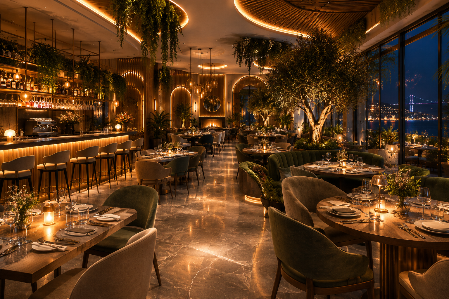 Kafe & Restoran Tasarımı - ARSLANTAŞLI İç Mimarlık