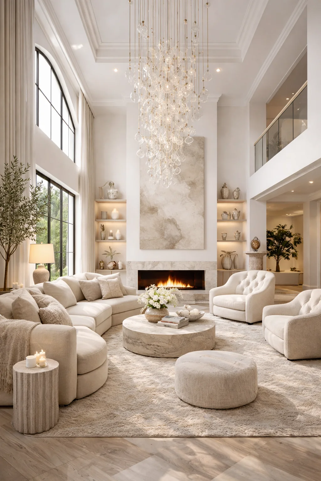 Yüksek Tavanlı Luxury Salon - ARSLANTAŞLI İç Mimarlık