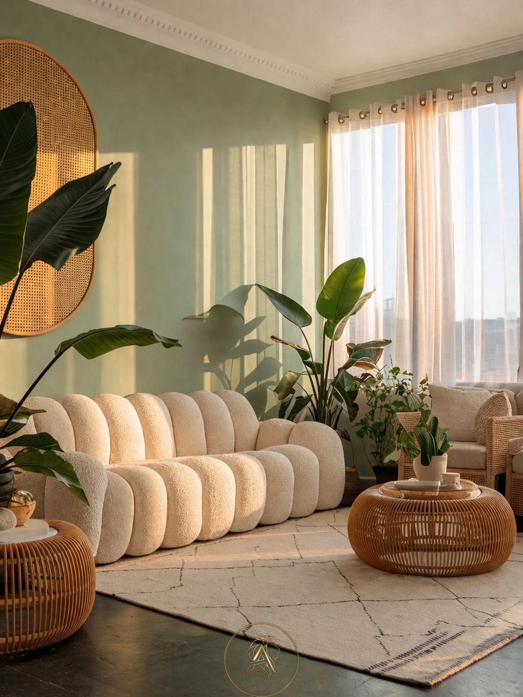 Modern Organik Salon - ARSLANTAŞLI İç Mimarlık
