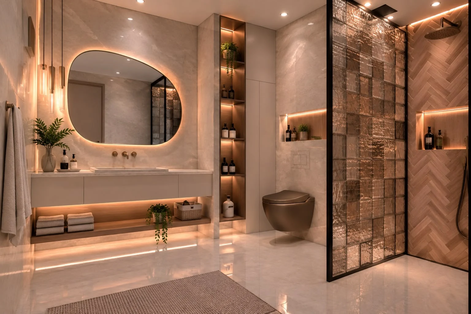Bronz ve balıksırtı banyo